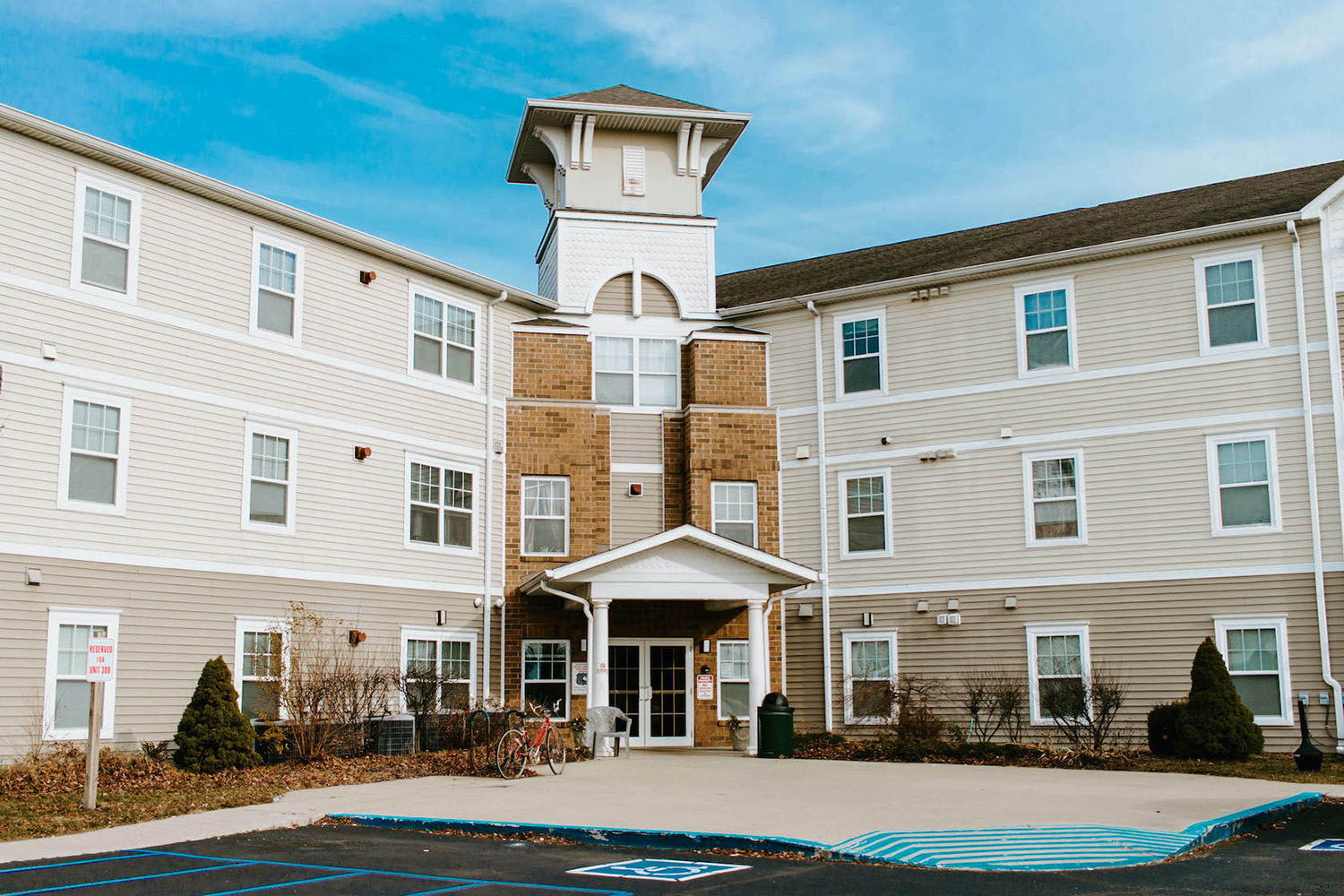 Water Tower Place Senior Apartments entrance exterior