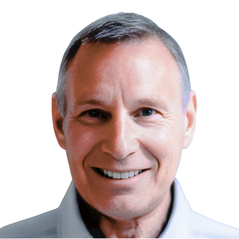 Smiling middle-aged man with short gray hair, casual shirt, and a friendly expression, looking directly at the camera.